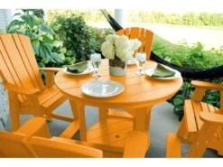 Wildridge Heritage Recycled Plastic 48'' Round Counter Table With Umbrella Hole 23 Wildridge Heritage Recycled Plastic 48'' Round Counter Table With Umbrella Hole -Patio Vibe Store WLRHRTGECNTRSET211 zm