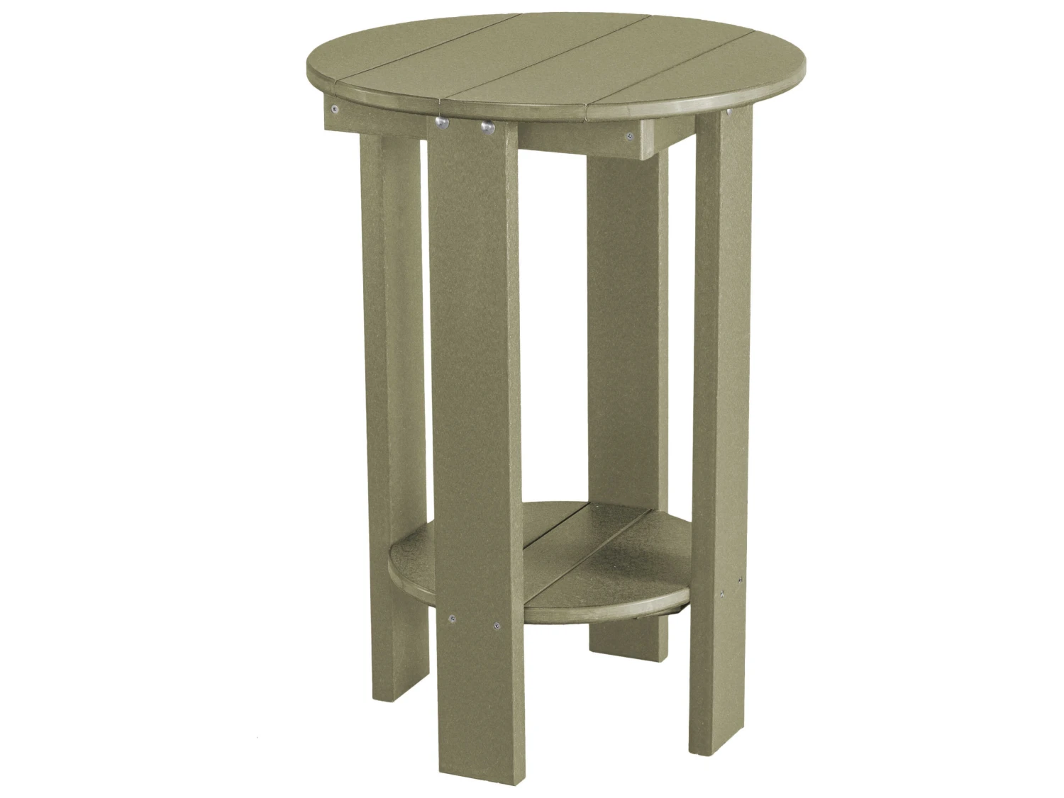 Wildridge Heritage Recycled Plastic 20'' Round Counter Table 13 Wildridge Heritage Recycled Plastic 20'' Round Counter Table - Image 13