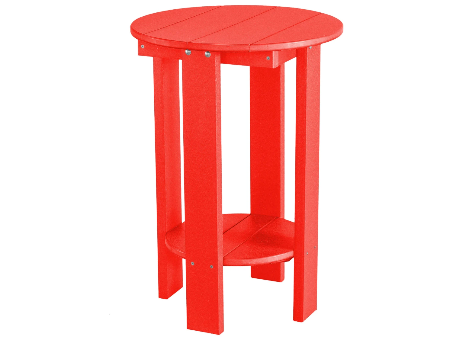 Wildridge Heritage Recycled Plastic 20'' Round Counter Table 6 Wildridge Heritage Recycled Plastic 20'' Round Counter Table - Image 6