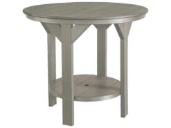 Wildridge Heritage Recycled Plastic 48'' Round Counter Table With Umbrella Hole 35 Wildridge Heritage Recycled Plastic 48'' Round Counter Table With Umbrella Hole -Patio Vibe Store WLRLCC17911 zm