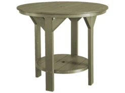 Wildridge Heritage Recycled Plastic 48'' Round Counter Table With Umbrella Hole 37 Wildridge Heritage Recycled Plastic 48'' Round Counter Table With Umbrella Hole -Patio Vibe Store WLRLCC17913 zm