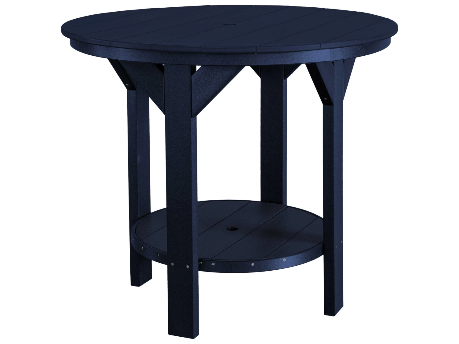 Wildridge Heritage Recycled Plastic 48'' Round Counter Table With Umbrella Hole 19 Wildridge Heritage Recycled Plastic 48'' Round Counter Table With Umbrella Hole - Image 19