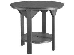 Wildridge Heritage Recycled Plastic 48'' Round Counter Table With Umbrella Hole 33 Wildridge Heritage Recycled Plastic 48'' Round Counter Table With Umbrella Hole -Patio Vibe Store WLRLCC1799 zm