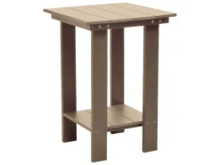 Quick Ship Wildridge Contemporary Recycled Plastic 22'' Square Counter Table -Patio Vibe Store WLRQSLCC35212 zm