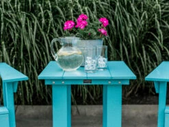 Quick Ship Wildridge Contemporary Recycled Plastic 22'' Square Counter Table -Patio Vibe Store WLRQSLCC35219 zm