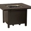 Woodard Solid Cast Fire Tables 42'' Aluminum Square Pit Table