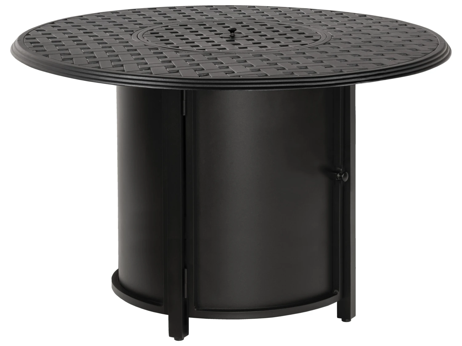 Woodard Thatch Aluminum 48'' Round Fire Pit Table 2 Woodard Thatch Aluminum 48'' Round Fire Pit Table - Image 2