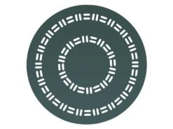 Woodard Aluminum Deluxe 54'' Round Trellis Top Table With Umbrella Hole -Patio Vibe Store WR820154A2 zm