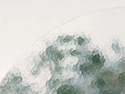 Woodard Aluminum Deluxe 60'' Round Obscure Glass Top Table With Umbrella Hole -Patio Vibe Store WR826360W2 zm