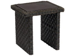 Woodard Cooper Wicker Amazon Mahogany 20''W X 18''D Rectangular End Table 8 Woodard Cooper Wicker Amazon Mahogany 20''W X 18''D Rectangular End Table -Patio Vibe Store WRS6402011 zm