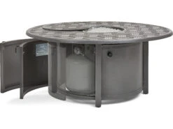 Winston Quick Ship Merge Weathered Teak Aluminum 49'' Round Fire Table 16 Winston Quick Ship Merge Weathered Teak Aluminum 49'' Round Fire Table -Patio Vibe Store WSHQ3049FTWTK5 zm