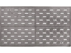 Winston Quick Ship Merge Weathered Teak Aluminum 64''W X 36''D X Rectangular Counter Table -Patio Vibe Store WSHQ3060BWTK5 zm