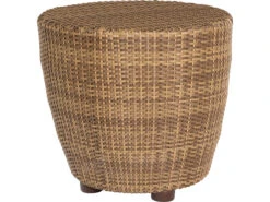 Woodard Whitecraft Saddleback Wicker 24'' Round End Table -Patio Vibe Store WTS5072012 zm