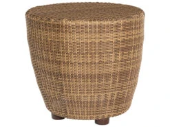 Woodard Whitecraft Saddleback Wicker 24'' Round End Table -Patio Vibe Store WTS5072014 zm