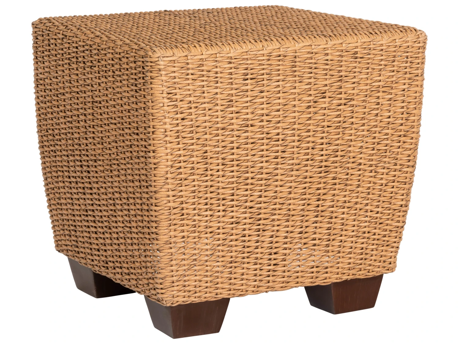 Woodard Whitecraft Saddleback Wicker 24'' Square End Table 8 Woodard Whitecraft Saddleback Wicker 24'' Square End Table - Image 8