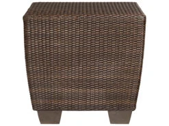 Woodard Whitecraft Saddleback Wicker 24'' Square End Table 26 Woodard Whitecraft Saddleback Wicker 24'' Square End Table -Patio Vibe Store WTS5232017 zm